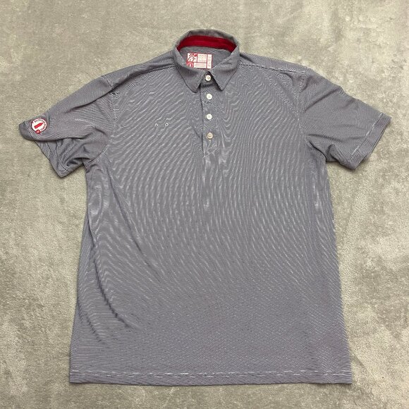 Chick Fil A Polo Shirt Size XL Striped Uniform Employee Team Style - Picture 1 of 11